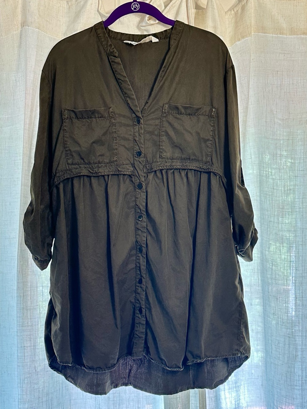 Zara olive green dress